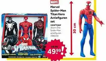 Intertoys Marvel spider-man titan hero actiefiguren set aanbieding