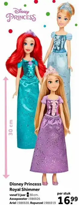 Intertoys Disney princess royal shimmer assepoester aanbieding
