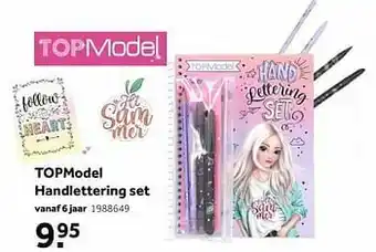 Intertoys Topmodel handlettering set aanbieding