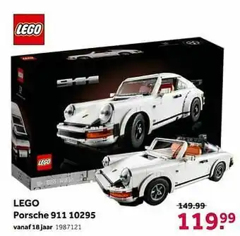 Intertoys Lego porsche 911 10295 aanbieding