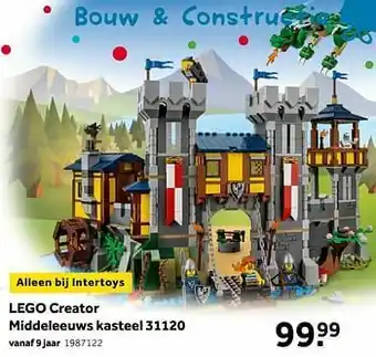 Intertoys Lego creator middeleeuws kasteel 31120 aanbieding