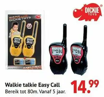 Multi bazar Walkie talkie easy call aanbieding