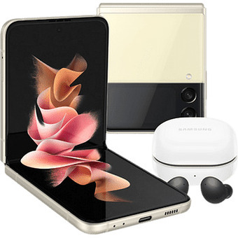 Proximus Samsung Galaxy Z Flip 3 128GB Cream aanbieding