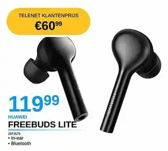 AUVA Huawei freebuds lite aanbieding