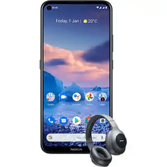 Nokia 5.4 Blue + headset E1200