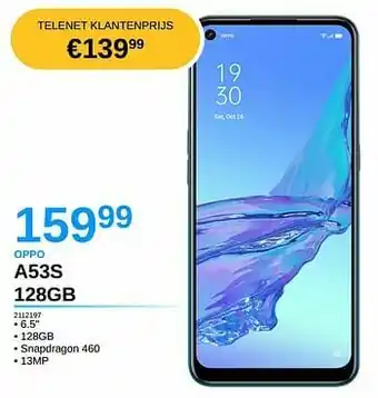 AUVA Oppo a53s 128gb aanbieding