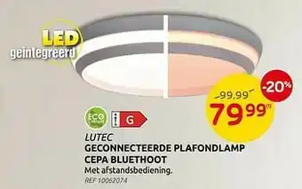 Brico Geconnecteerde plafondlamp cepa bluethoot aanbieding
