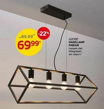 Brico Hanglamp fabian aanbieding