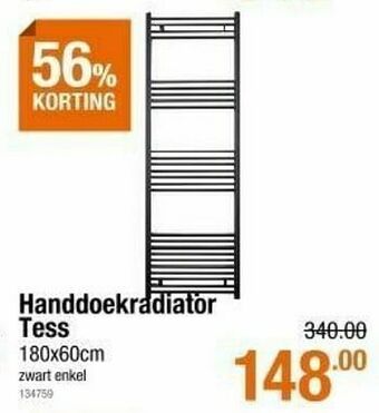 Cevo Handdoekradiator tess aanbieding
