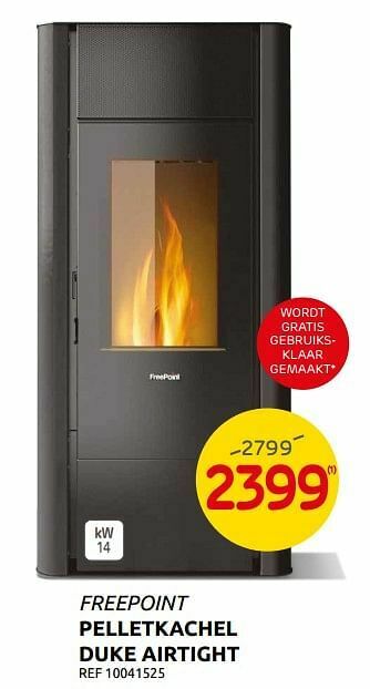 Brico Pelletkachel duke airtight aanbieding