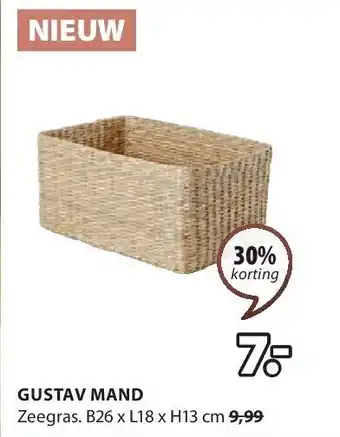 Jysk GUSTAV MAND aanbieding