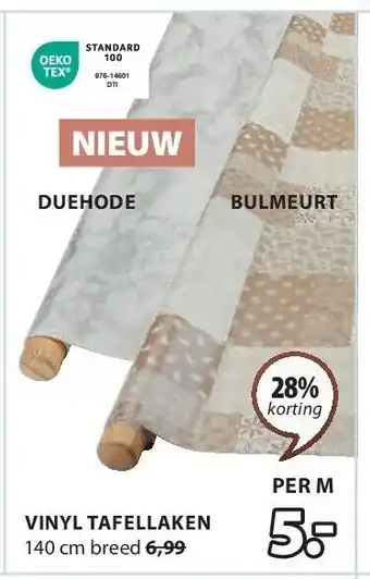 Jysk VINYL TAFELLAKEN aanbieding