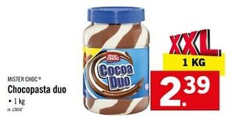 Lidl Chocopasta Duo aanbieding