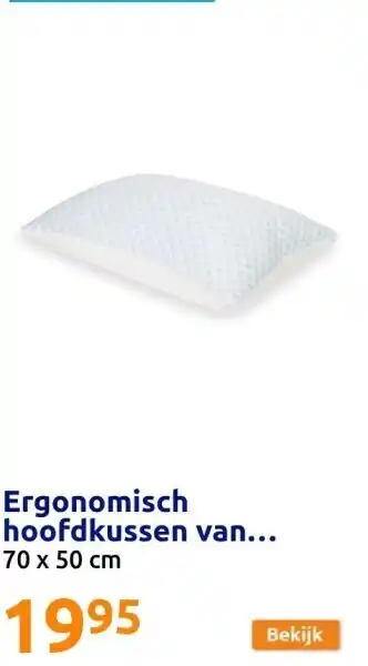 Action Ergonomisch hoofdkussen van traagschuim aanbieding