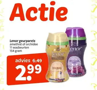 Wibra Lenor geurparels aanbieding