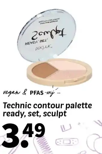 Technic contour palette ready, set, sculpt