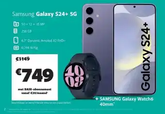 Base Samsung Galaxy S24+ 5G aanbieding