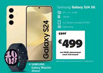 Base Samsung Galaxy S24 5G aanbieding
