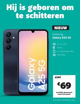 Base Samsung Galaxy A25 5G aanbieding