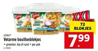 Lidl Vetarme Bouillonblokjes aanbieding