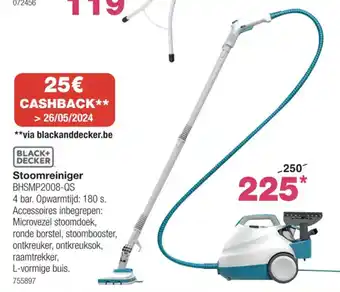 Home & Co BLACK+ DECKER Stoomreiniger aanbieding