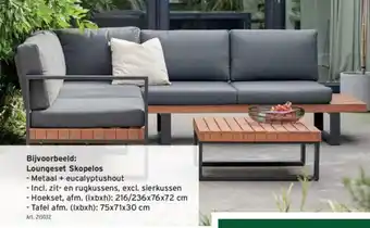 GAMMA Loungeset Skopelos aanbieding
