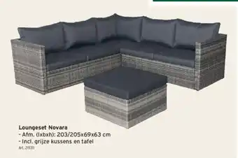 GAMMA Loungeset Novara aanbieding