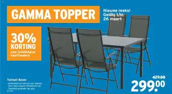 GAMMA Tuinset Bazel aanbieding