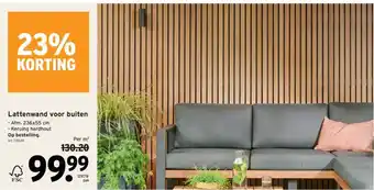 GAMMA Lattenwand voor buiten aanbieding