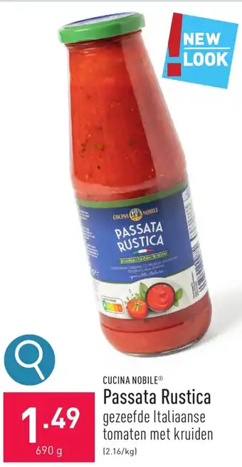 ALDI CUCINA NOBILE Passata Rustica 690g aanbieding