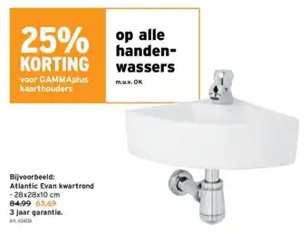 GAMMA Atlantic Evan kwartrond aanbieding
