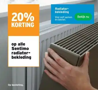 GAMMA Sentimo radiatorbekleding aanbieding