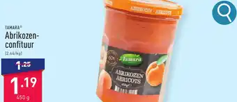 ALDI TAMARA Abrikozenconfituur 450g aanbieding