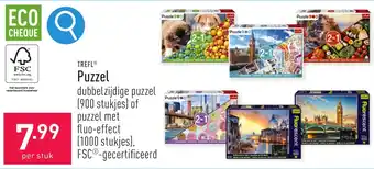 ALDI TREFL Puzzel aanbieding