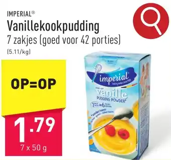 ALDI IMPERIAL Vanillekookpudding 7 x 50g aanbieding