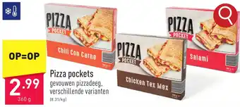ALDI Pizza pockets 360g aanbieding