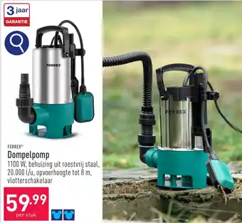 ALDI FERREX Dompelpomp aanbieding