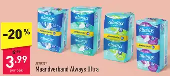 ALWAYS Maandverband Always Ultra