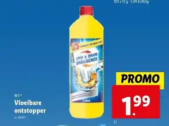 Vloeibare ontstopper