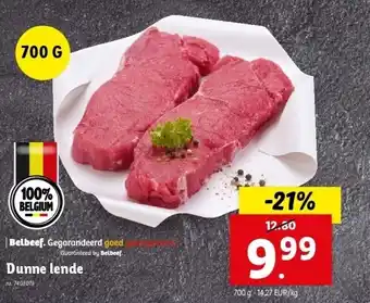 Lidl Dunne lende aanbieding