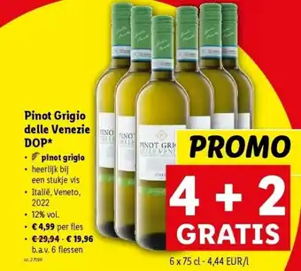 Lidl Pinot Grigio delle Venezie DOP aanbieding
