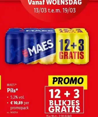 Lidl Pils aanbieding