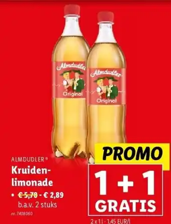 Lidl Kruidenlimonade aanbieding