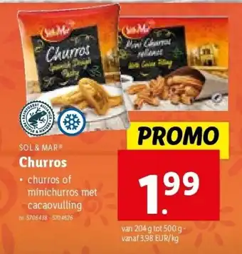 Lidl Churros aanbieding