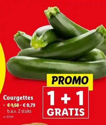Lidl Courgettes aanbieding