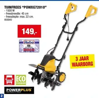 Hubo TUINFREES “POWXG72010” aanbieding