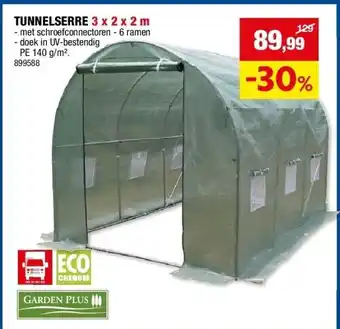 Hubo TUNNELSERRE 3 x 2 x 2 m aanbieding