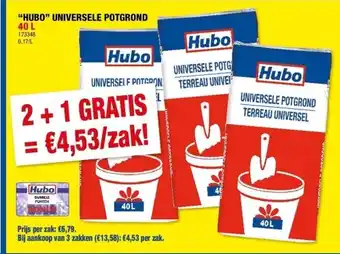 Hubo “HUBO” UNIVERSELE POTGROND 40 L aanbieding