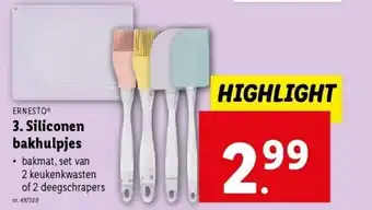Lidl Siliconen bakhulpjes aanbieding