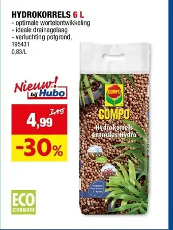 Hubo HYDROKORRELS 6 L aanbieding